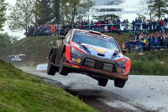 Thierry Neuville Horvaatia rallil 2022 Foto: Hyundai Motorsport